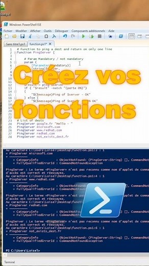Automate Windows: Create your PowerShell functions #short