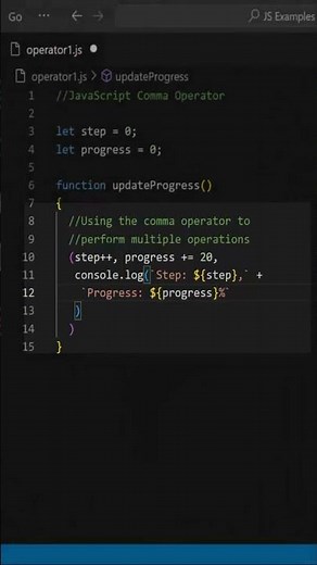 Understanding the Comma Operator in JavaScript