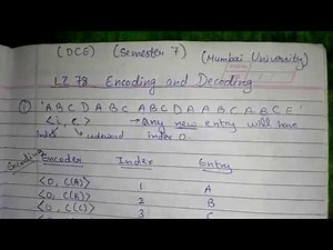 DCE LZ 78 Encoding and Decoding