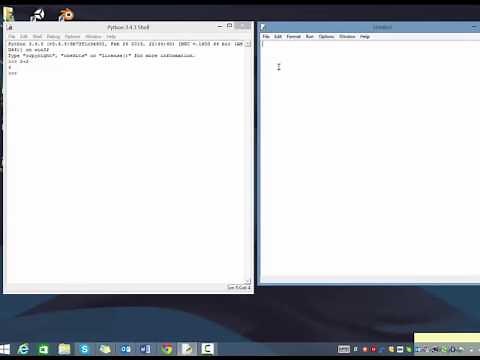 1. Python intro - shell vs IDLE