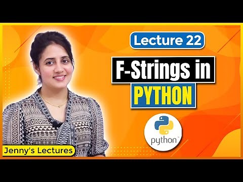 f-Strings in Python | Python Tutorials for Beginners #lec22