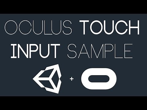 Unity VR: Oculus Touch Input Sample