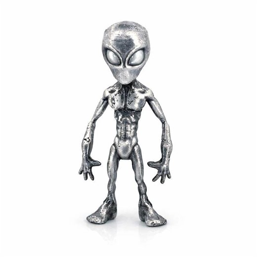Alien | Gold Spartan 999  Pure Silver Figurine | Hand-poured Collectible Statue | Heirloom Gift - Etsy