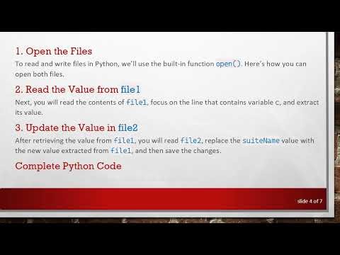 How to Read and Write Variables in Text Files Using Python