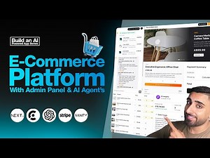 🔴 Let’s build an AI E-Commerce Platform with NEXT.JS 16! (Sanity, Clerk, Stripe, AI Agents, Zustand)