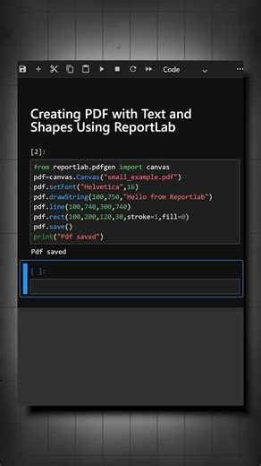 Creating PDF with Text and Shapes Using ReportLab | Python Coding