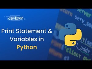 2. Python Variables & Print Statement(Easiest Explanation)