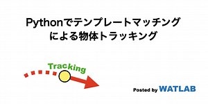 Pythonでテンプレートマッチングによる物体トラッキング | WATLAB