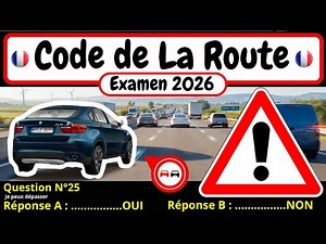 ✅ TEST GRATUIT DU CODE DE LA ROUTE 2026 🚗 #156