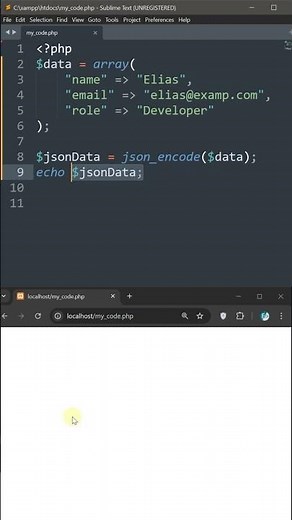 PHP Shortcut: Easily Work with JSON Using json_encode #coding #phpdeveloper #php #programming