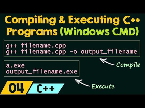 Compiling & Executing C++ Programs (Windows CMD)
