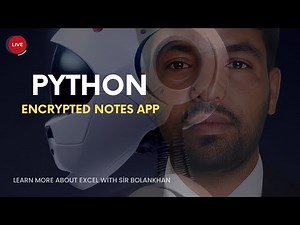 Encrypted Notes App in Python | Secure Your Notes with Password Protection | Python Full Project