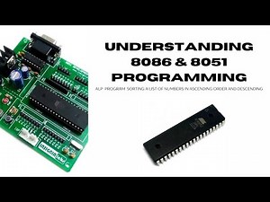 8086 Assembly Language: Sorting Numbers in Ascending & Descending Order | Step-by-Step Tutorial
