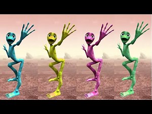 Green alien dance