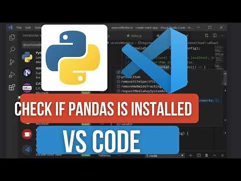 How to Check if Pandas is Installed in VS Code | Fix ImportError in Python