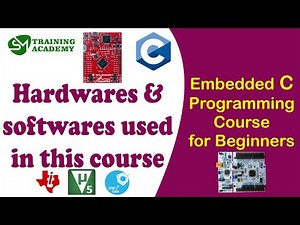 Hardware and software used in embedded c programming course