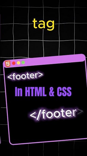 Create a Stylish Footer in HTML & CSS! 🖥️✨