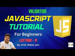 Email Validation in Javascript | Pattern Validation | JavaScript Tutorial For Beginners | L-11