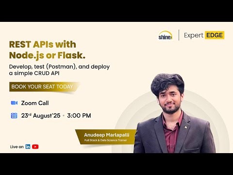 REST APIs with Node.js or Flask.
