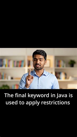 final keyword in java ❓ | most asked interview question | #shorts #education #motivation #tech