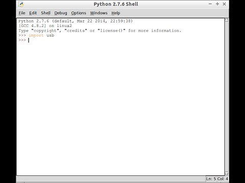 Download and Install PyUSB for Python 2 and 3
