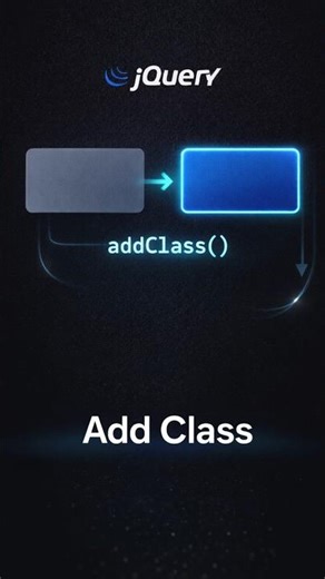 jQuery Add Class 🔥 Apply Styles Dynamically #coding #shorts