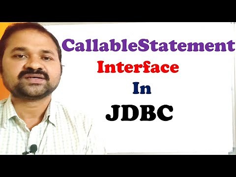 CallableStatement Interface In JDBC || Web Technologies || Advanced Java