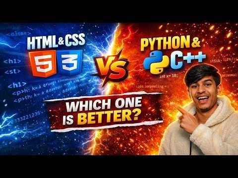 HTML & CSS vs Python & C++ – Don’t Start Coding Until You Watch This