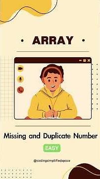 Find Missing & Repeating Element in Array 🔥 | JavaScript DSA Interview Question Explained #coding