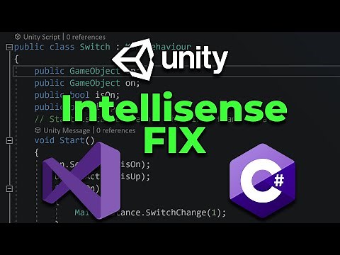 Unity Fix for Visual Studio Intellisense & Code Completion(Autocomplete)