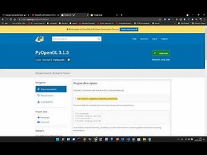 How to install opengl module for python in wsl Window subsistem for linux