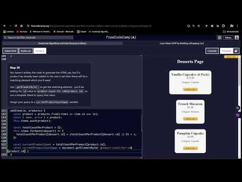 building a shopping cart 26