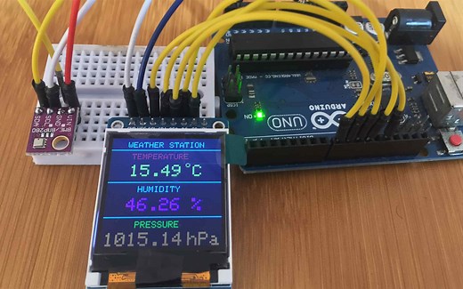 Weather Station using BME280 Temperature, Humidity and Pressure Sensor with Arduino. - MYTECTUTOR