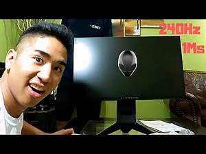 FINALLY UNBOXING MY ALIENWARE 25 AW2518Hf 240Hz