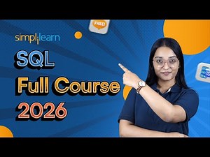 SQL Full Course 2026 [Free] | SQL Tutorial for Beginners | SQL for Data Analytics | Simplilearn