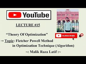Fletcher Powell Method in Optimization Technique (Algorithm)