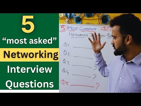 5 Most Common Networking Interview Questions You Must Know (2025)