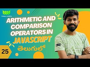 Arithmetic and Comparison Operators in JavaScript | MassCoders | Dodagatta Nihar