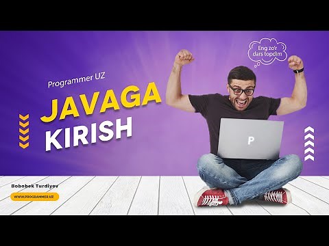 Javaga kirish - Java dasturlash tili