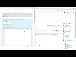 Question authoring 1: using the built-in python3 question type