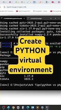 How to Create a Python Virtual Environment (venv) + Why It Matters #shorts