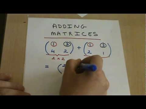 Adding 2x2 Matrices