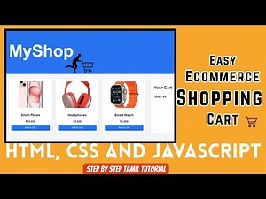 How to Make A ECommerce Website in JavaScript in Tamil |html CSS JavaScript project in Tamil
