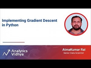 Implementing Gradient Descent in Python | DataHour by Atmakumar Rai