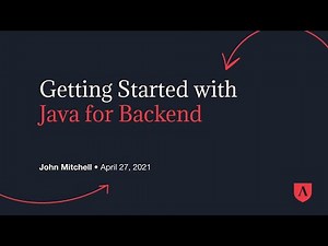 Getting Started with Java for Backend