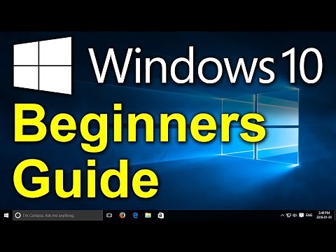 ✔️ Windows 10 - Beginners Guide for Dummies and Seniors - Introduction to Windows 10