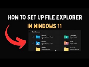 How to Set Up File Explorer in Windows 11