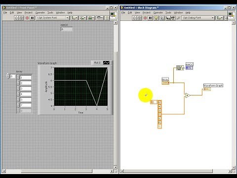 Arrays in LabVIEW: Creating arrays