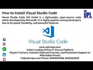 how to install Visual Studio Code and Run a simple program