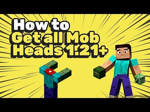 How to Get All Mob Heads in Minecraft | Bedrock & Java Guide
